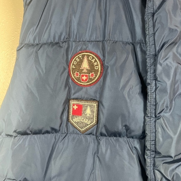 Men’s Postcard Ski Winter Vest - Navy - Picture 4 of 15